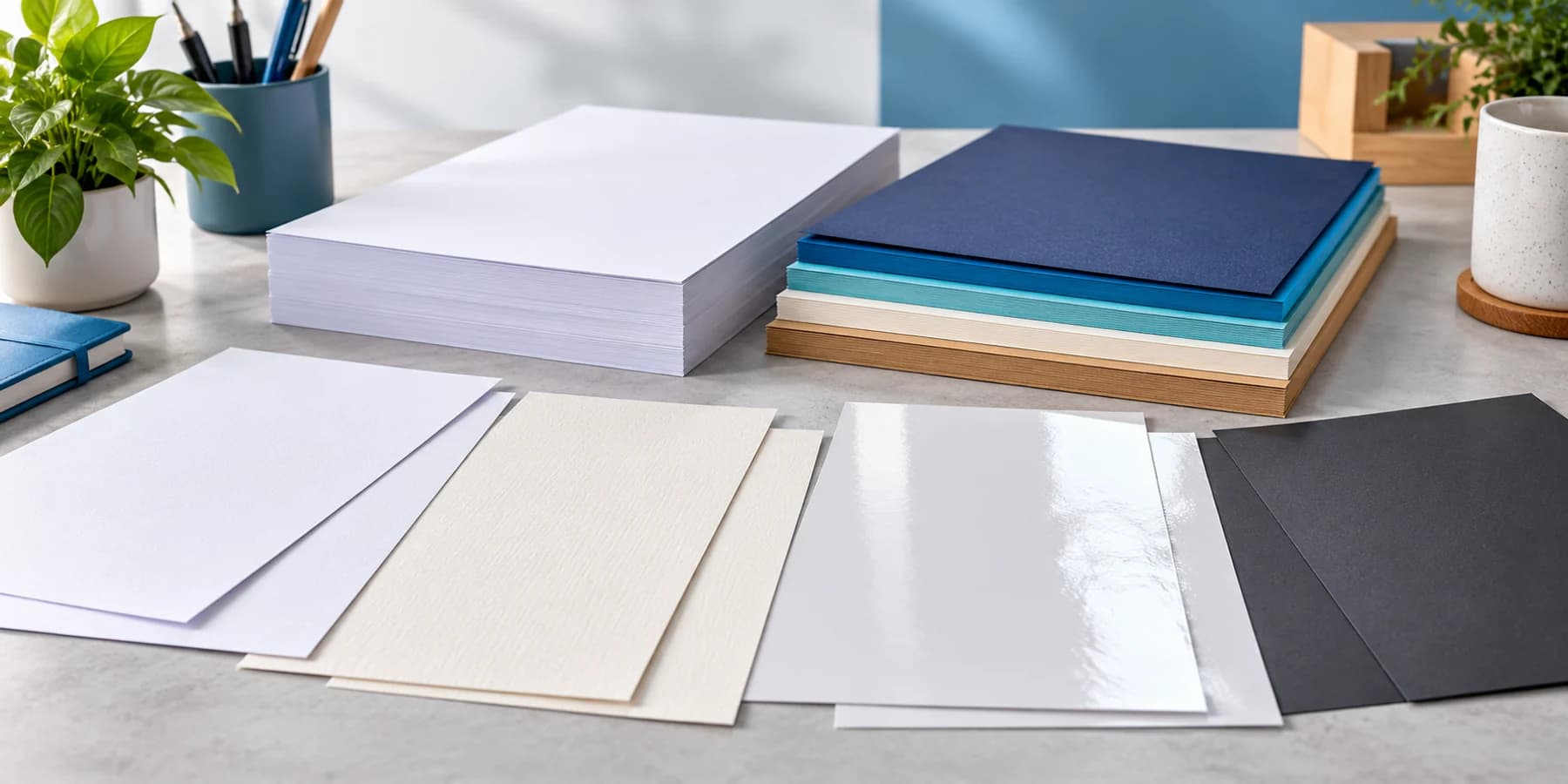Paper and cardstock for printing