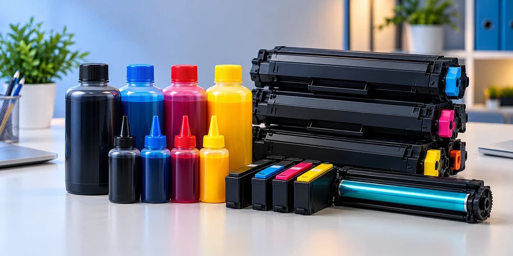 Printer ink and toner supplies