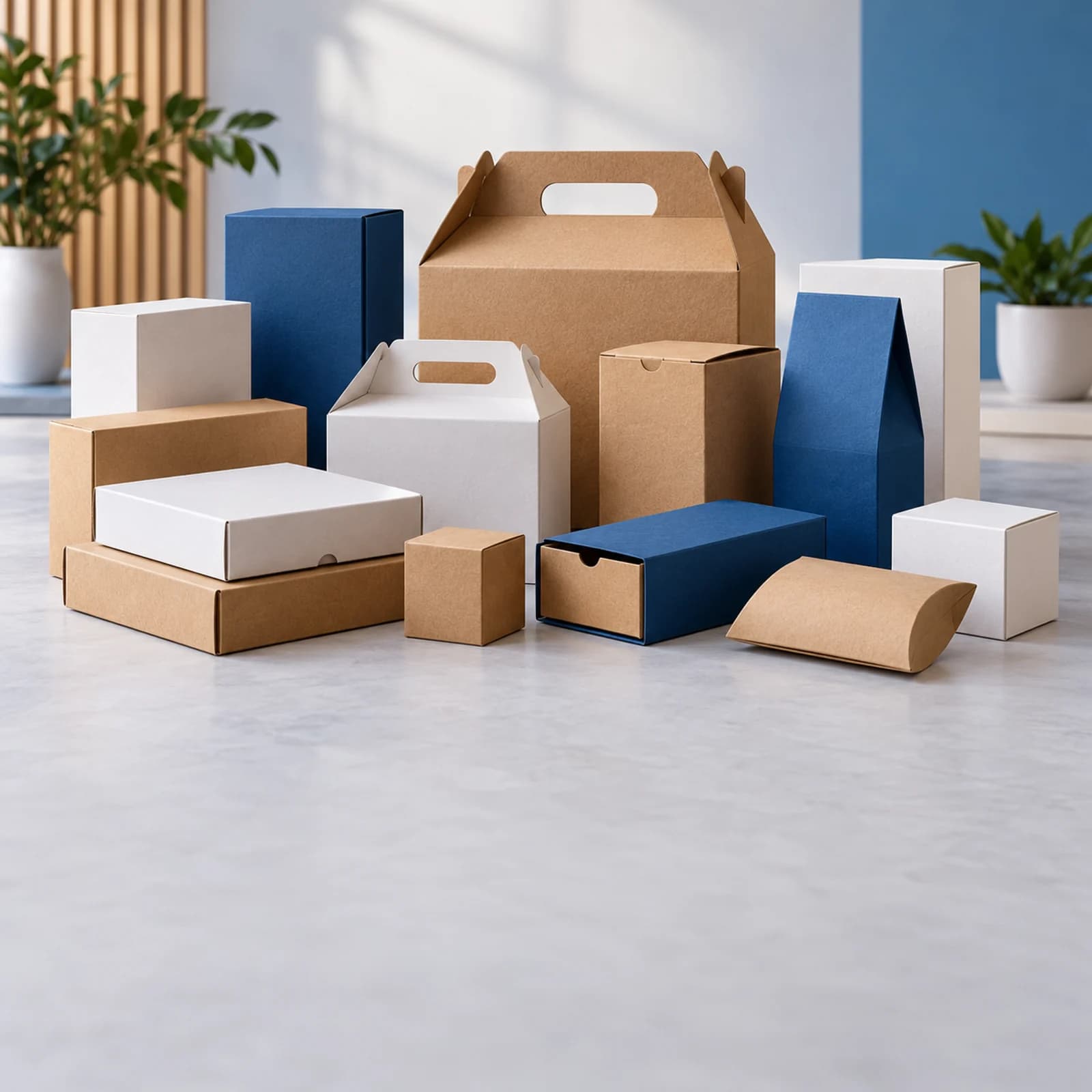 Branded packaging and printed presentation materials