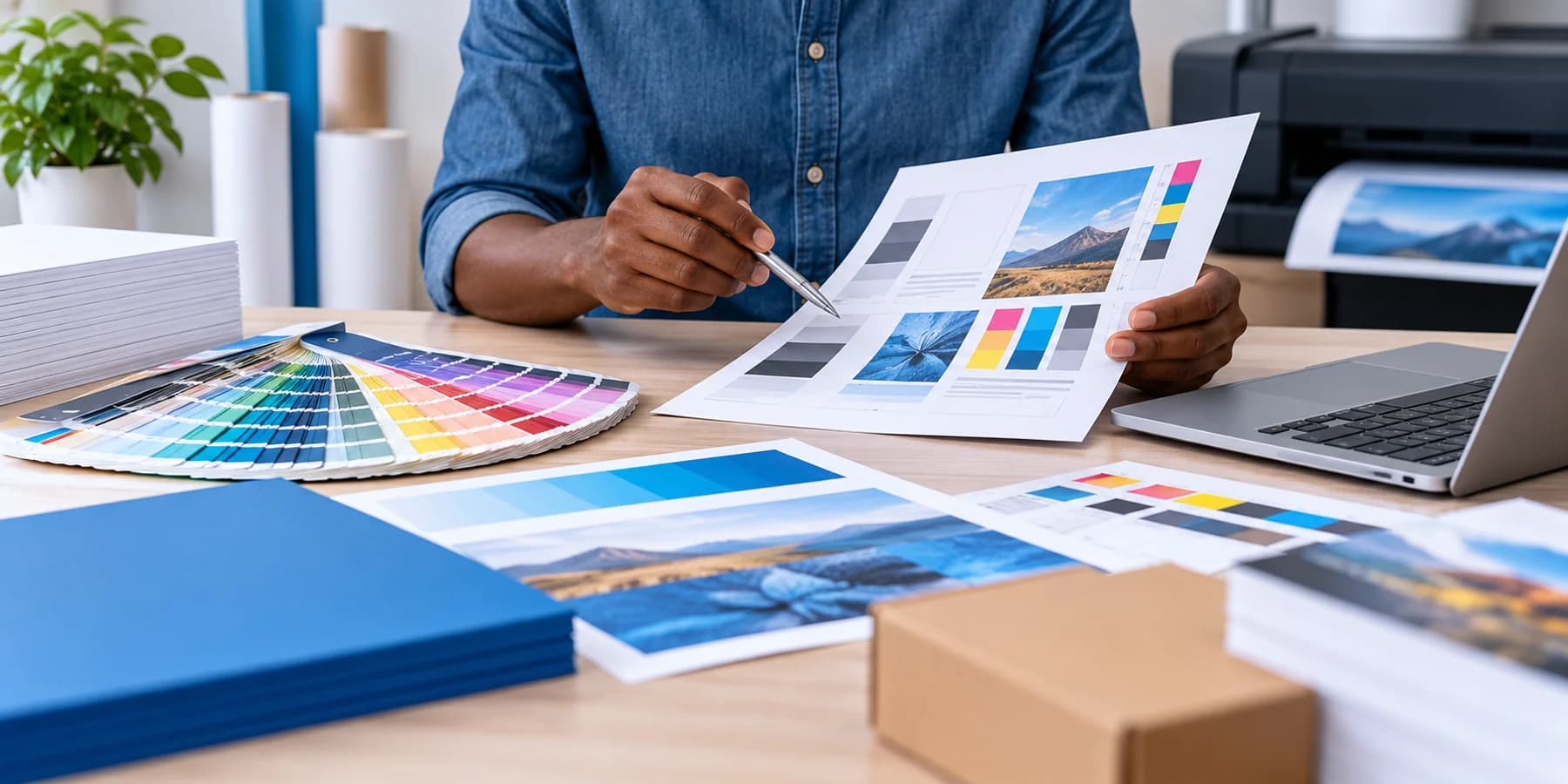 Planning and confirming a printing order